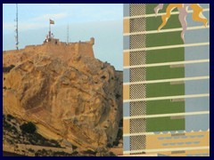 Alicante City Centre 059 - Santa Barbara Castle and Tryp Gran Sol.