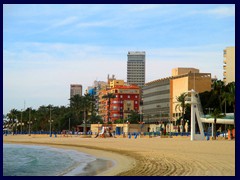Alicante City Centre 098 - Playa Postiguet, looking towards Tryp Gran Sol, our hotel.