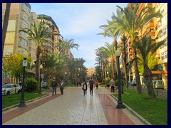 Alicante City Centre 142 - Avenida Dr Gadea is a nice palm boulevard that goes to the North from the sea.