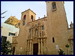 Alicante Old Town 28 - Basilica of Santa Maria, the oldest active church in Alicante.