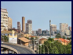 Skyline of Playa de San Juan from central Alicante. 