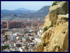 Castillo de Santa Barbara 53 - view towards Alicante's city centre