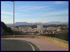 Castillo de Santa Barbara 86 - we walked down this winding road from Mount Benacantil