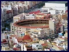 View from Santa Barbara Castle 24 - Plaza de Toros, bullfighting arena