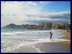 Central part, Playa de Levante 23 -  a windy day at the beach