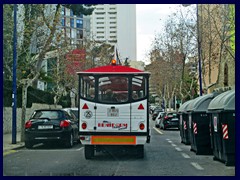 East part 39 - a tourist train driving around Benidorm