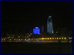 Benidorm by night 36 - Poniente Beach, skyline of West Benidorm with Gran Hotel Bali