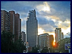 Sunset, West part 20 - Dominated by Gran Hotel Bali, Benidorm's tallest building, Europe's tallest building, our 2nd hotel (52 floors, 210m, built 2002)