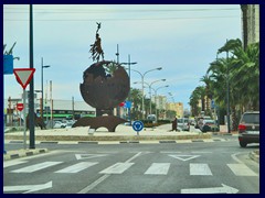 Calpe New City Centre 02 - "Earth" traffic circle, - Av. de los Ejercitos Españoles