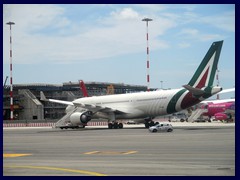 Fiumicino Airport is Alitalia's main hub.