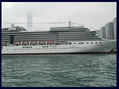 Arcadia cruise ship, Kowloon harbour 