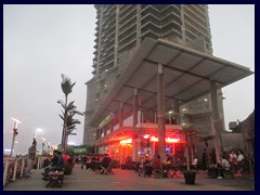 Starbucks at TST Promenade is one of the best places to sit and watch the skyline at sunset.