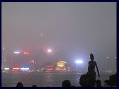 HK Island skyline seen from Avenue of the Stars.