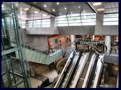 Elements, a luxury shopping mall in the Union Square/Kowloon Station complex,just below the 108-storey ICC. 