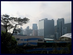 Aberdeen skyline seen from Ocean Park.