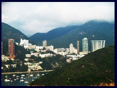 Repulse Bay seen from Ocean Park.