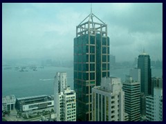 118 Connaught Road West, a 40-storey skyscraper from 1994, seen from Best Western Harbour View Hotel.