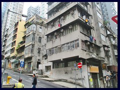 Sheung Wan were we stayed is a gritty  neighbourhood, part of the Central and Western district. 