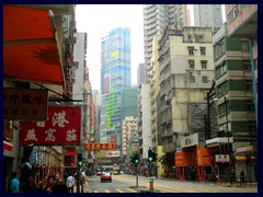 The colourful Ibis Hotel at Des Voeux Road, Sheung Wan.