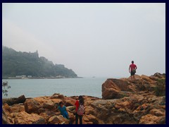 Rocks seen from Stanley Promenade.