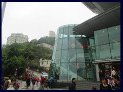 There are two shopping malls on the top of the peak!