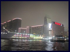 Cruise ship in Kowloon's harbour