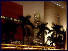 Cultural Center with IFC on HK Island in the background.