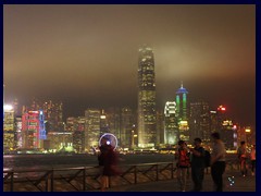 Avenue of the Stars, part of Tsim Sha Tsui Promenade with Central Hong Kong Island in the background.