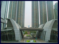 Kowloon Station near Union Square and ICC, HK:s tallest building.