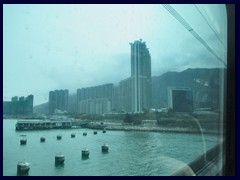 Views of Lantau Island from the Airport Express.