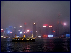 Hong Kong Island skyline by night, seen from Avenue of the Stars, Tsim Sha Tsui