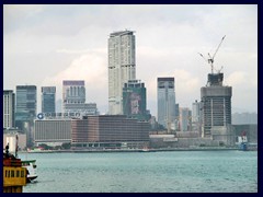 Tsim Sha Tsui skyline on Kowloon