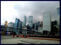 Central and Admirality districts with Bank of China, Cheung Kong Centre, Jardine House.