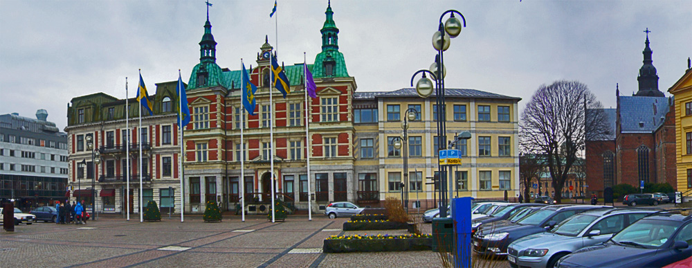 Skåne - Scania - Kristianstad - City center, skyline