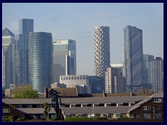 Wood Wharf skyline from Greenwich