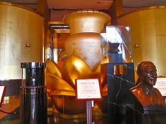 The lobby of Grand Lisboa features a lotus flower shaped sculpture.