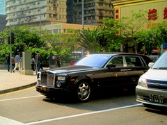 A Rolls-Royce belonging to one of the casinos.