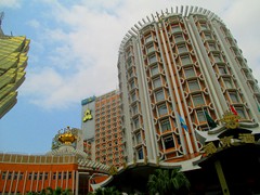 Lisboa Hotel Casino, the first casino in Macau.