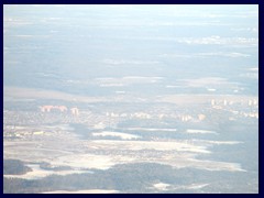 Moscow from above, taken from the plane to Hong Kong.