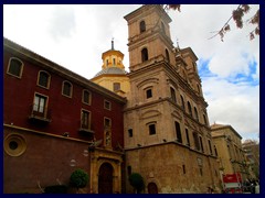 Murcia City Centre 015 - Iglesia de Santo Domingo, baroque church at Plaza de Santo Domingo. Built in 1642, but destroyed and rebuilt.