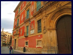 Murcia City Centre 057 - Palacio Episcopal, a rococo palace completed in 1768. Built as the residence for bishop Mateo.