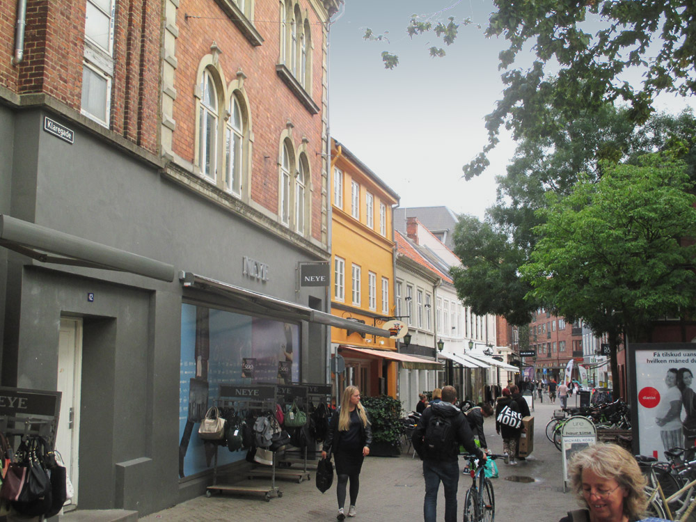 Odense - Vestergade, Gade, Kongens Have, Odense Slot