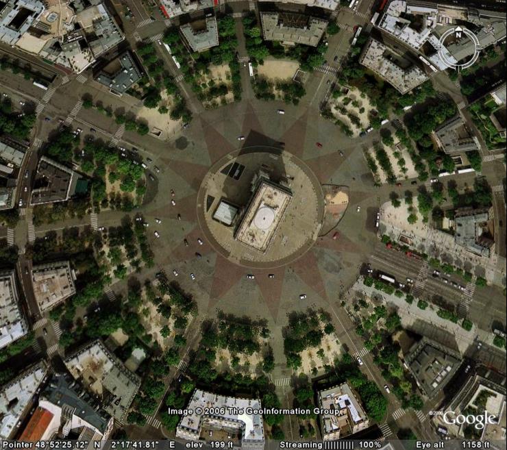 Paris Google Earth