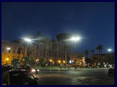 Piazza Cavour by night.