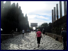 Walking towards Forum Romanum