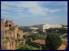 Circus Maximus, the ancient chariot racetrack seen from  Palatine Hill, Forum Romanum