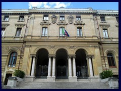 The university at Piazza San Pietro in Vincoli. The building's exterior is not in a good shape. It is part of the same building compelex as the church St Peter Chains.