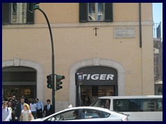 Brand of the Danish Tiger store, Largo di Torre Argentina.