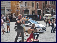 Street musicians, Piazza della Rotunda