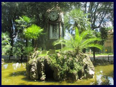 The Water Clock in Pincio Gardens originally was on display at the World Exhibition in Paris, built in 1867 by the Dominican father Giovanni Embriaco.
